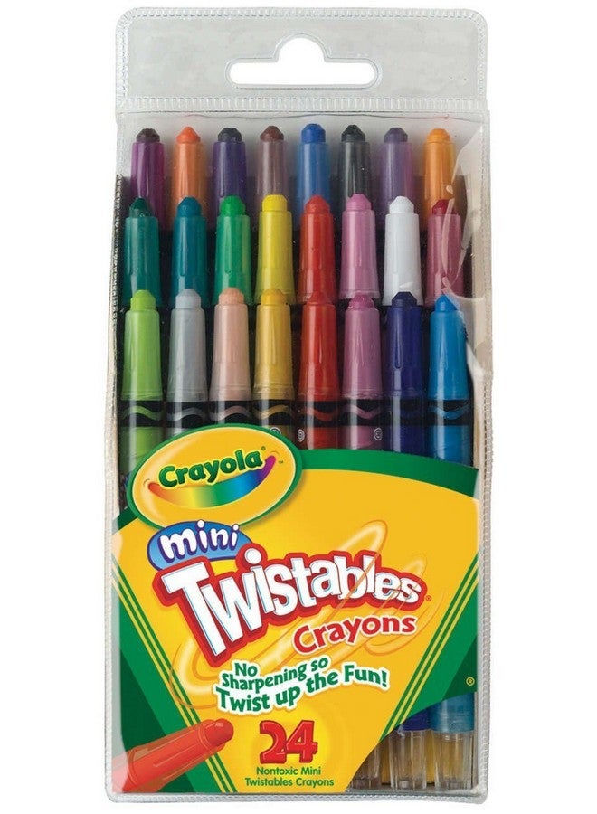 Crayola Mini Twistable Crayons 24 in a Box (Pack of 4) 96 Crayons in Total