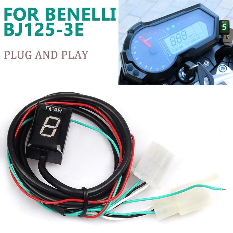 Vuzmode Digital Gear Indicator for Benelli TNT125 - Image 3