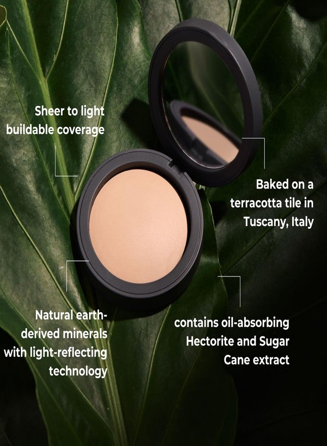 INIKA Organic Buildable Baked Mineral Foundation Compact Powder - Lightweight, Breathable Natural Base with Hydrating Squalane and Magnolia Bark Extract - Natural and Vegan Makeup, Nurture, 0.28 oz - Image 2