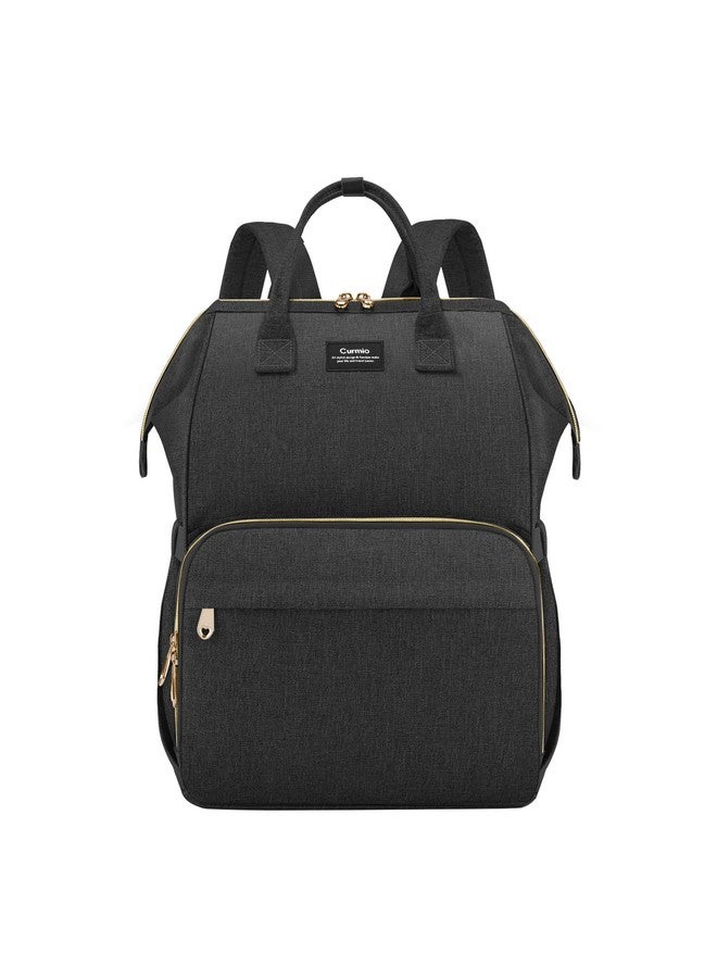 CURMIO CURMIO Breast Pump Bag Backpack Compatible for Spectra S1, S2, Medela, Pumping Tote with Compartment for Cooler Bag, with Padded Laptop Sleeve for Working Moms, Black  - Image 1