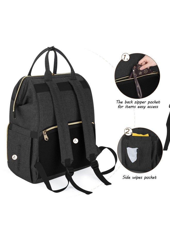 CURMIO CURMIO Breast Pump Bag Backpack Compatible for Spectra S1, S2, Medela, Pumping Tote with Compartment for Cooler Bag, with Padded Laptop Sleeve for Working Moms, Black  - Image 5