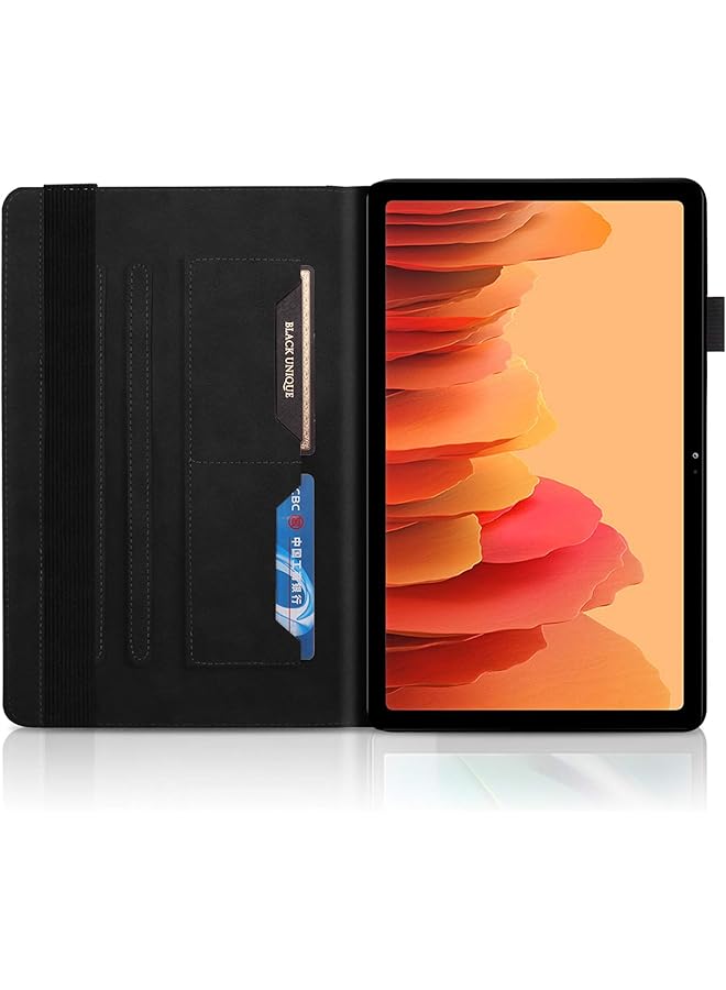 erorex Case For Galaxy Tab S8 11 Inch Premium Pu Leather Folio Stand Cover Shell With Pencil Holder Card Pocket Elastic Belt For Galaxy Tab S8 2022 Sm-X700 X706 Black  - Image 2
