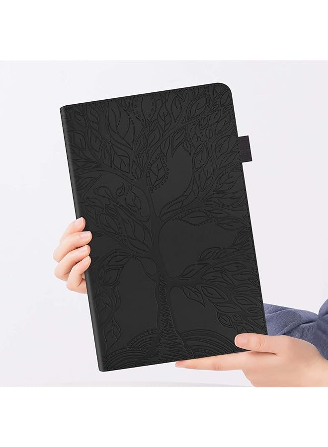 erorex Case For Galaxy Tab S8 11 Inch Premium Pu Leather Folio Stand Cover Shell With Pencil Holder Card Pocket Elastic Belt For Galaxy Tab S8 2022 Sm-X700 X706 Black  - Image 5