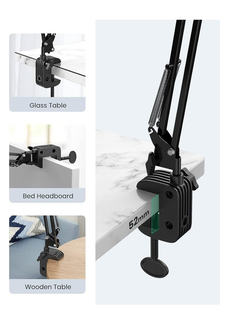 Raxoom Adjustable Tablet Holder for Desk Flexible Tablet Arm Clamp Compatible with iPad Pro iPad Air iPad Mini Galaxy Tab iPhone - Image 3