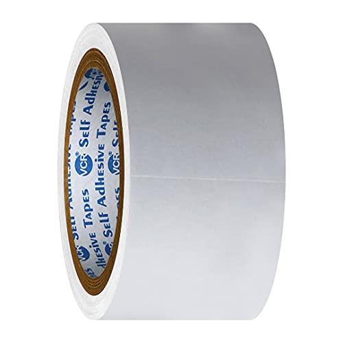 VCR Double Side Tissue Tape - 10 Meters in Length - 48mm / 02" Width - 02 Rolls Per Pack - Easy Tear for Double Sided Adhesive Use, Best for Arts, Crafts, Photography, Scrapbooking., White - Image 3