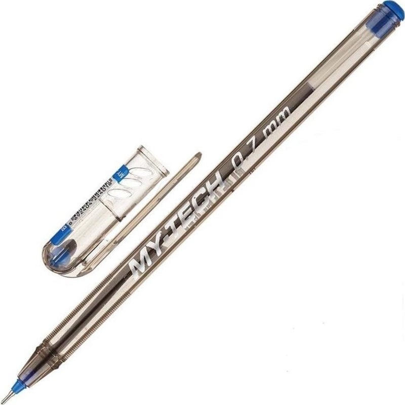 Pensan 2240 Ballpoint Pen My-Tech 0.7 mm Needle Tip Blue