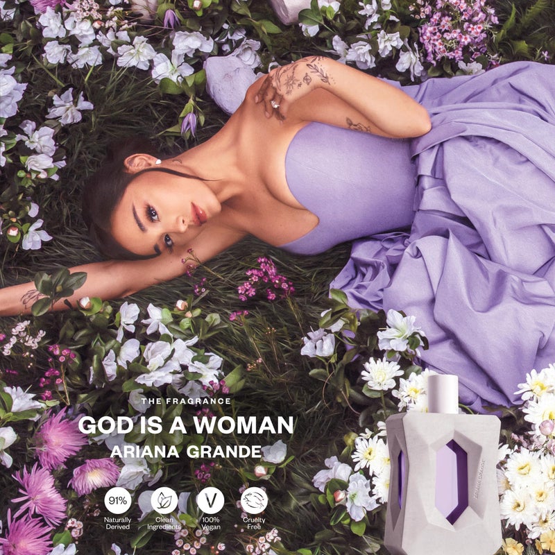 Ariana Grande God is a Woman Eau de Parfum â€“ Fruity Musk Fragrance for Women â€“ Women's Perfume with Notes of Orris, Pear, Vanilla & Cedarwood â€“ 3.4 Fl Oz - Image 4