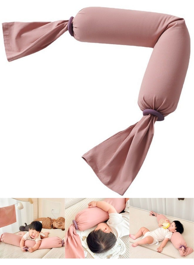 TAPIT Baby Pillow Adjustable Baby Nursing Pillow for Breastfeeding - Multifunctional Newborn Comfort Pillow for Soothing, Tummy Time & Sleep Support (Pink) - Image 1