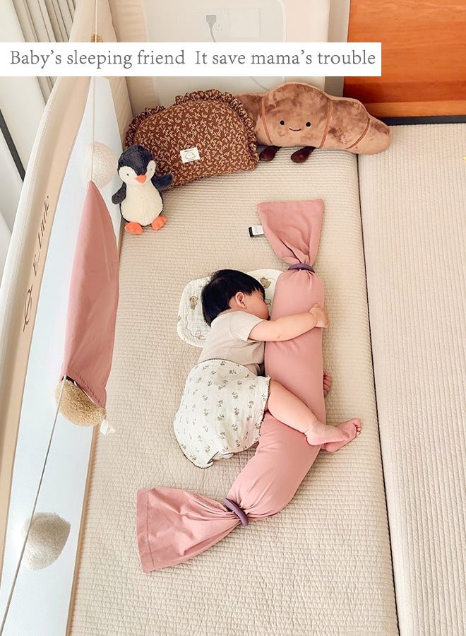 TAPIT Baby Pillow Adjustable Baby Nursing Pillow for Breastfeeding - Multifunctional Newborn Comfort Pillow for Soothing, Tummy Time & Sleep Support (Pink) - Image 2