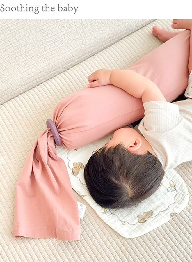 TAPIT Baby Pillow Adjustable Baby Nursing Pillow for Breastfeeding - Multifunctional Newborn Comfort Pillow for Soothing, Tummy Time & Sleep Support (Pink) - Image 4