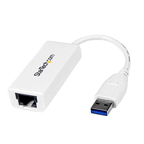StarTech.com USB31000SW USB 3.0 to Gigabit Ethernet NIC Network Adapter - 10/100/1000 Network Adapter - USB to Ethernet LAN Adapter - USB to RJ45 - Image 1