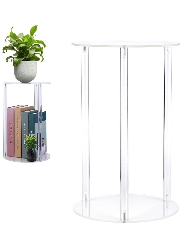 Cool Baby COOLBABY is a transparent flowerpot holder for indoor flowers and plants, acrylic flowerpot holder, and 9-inch large flowerpot holder. Capacity: 75 pounds (flowerpot, not included) - Image 1