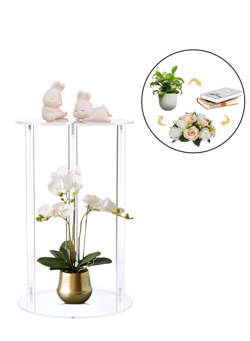 Cool Baby COOLBABY is a transparent flowerpot holder for indoor flowers and plants, acrylic flowerpot holder, and 9-inch large flowerpot holder. Capacity: 75 pounds (flowerpot, not included) - Image 5