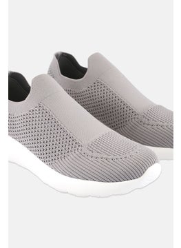 RBX Men Slip On Training Shoes, Grey  - Image 3