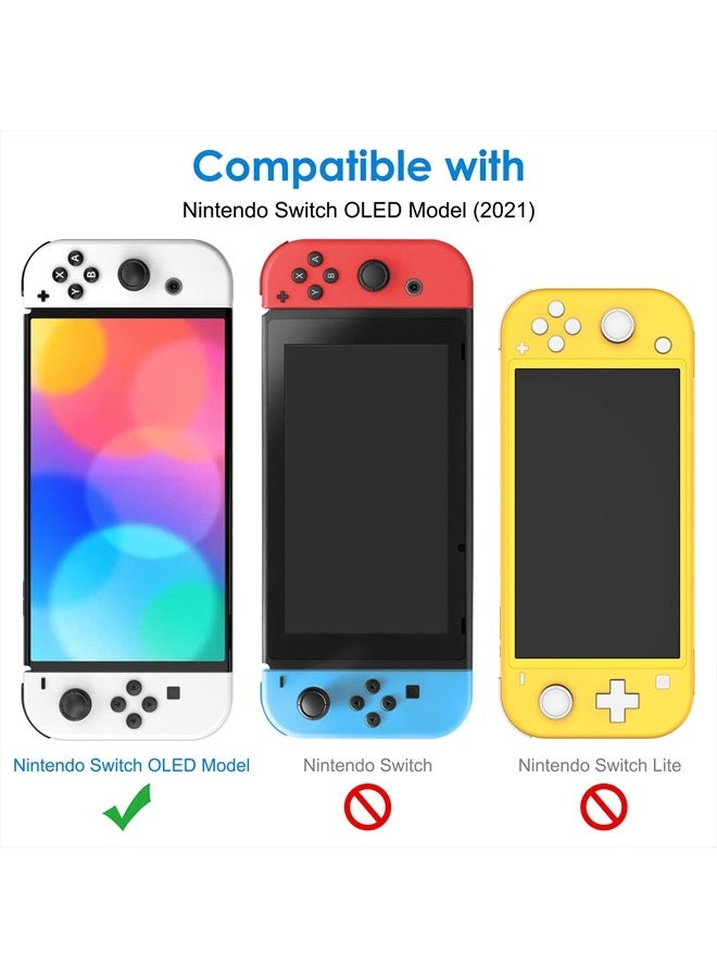 Jetech Screen Protector Compatible with Nintendo Switch (OLED Model) 7-Inch 2021 Release, Tempered Glass Film, 2-Pack - Image 2