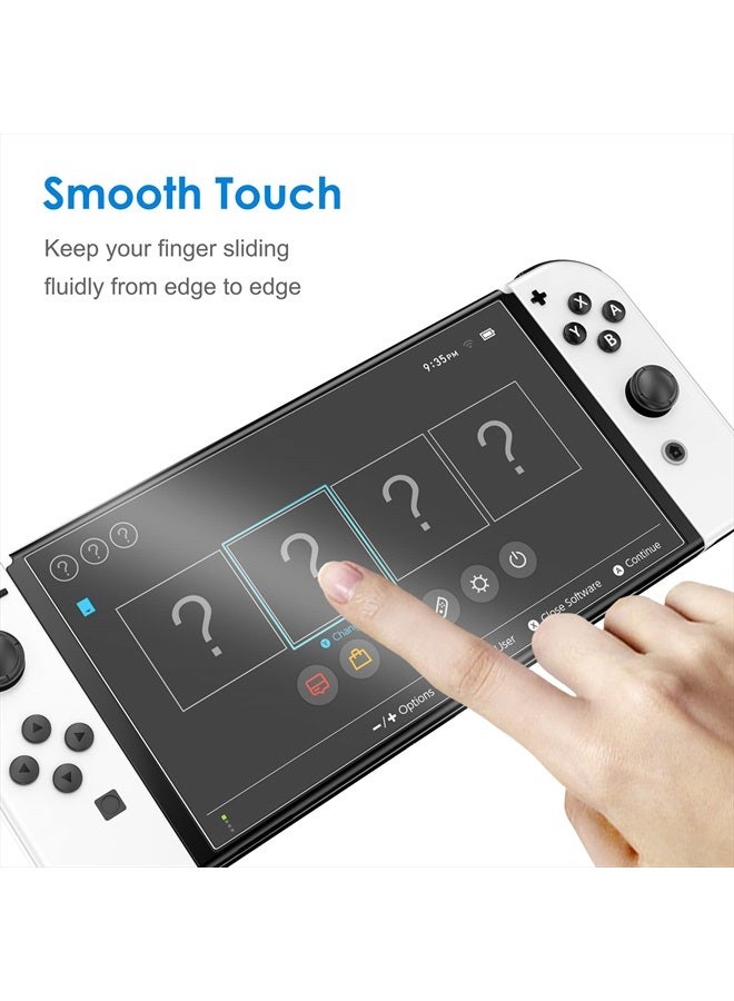 Jetech Screen Protector Compatible with Nintendo Switch (OLED Model) 7-Inch 2021 Release, Tempered Glass Film, 2-Pack - Image 3