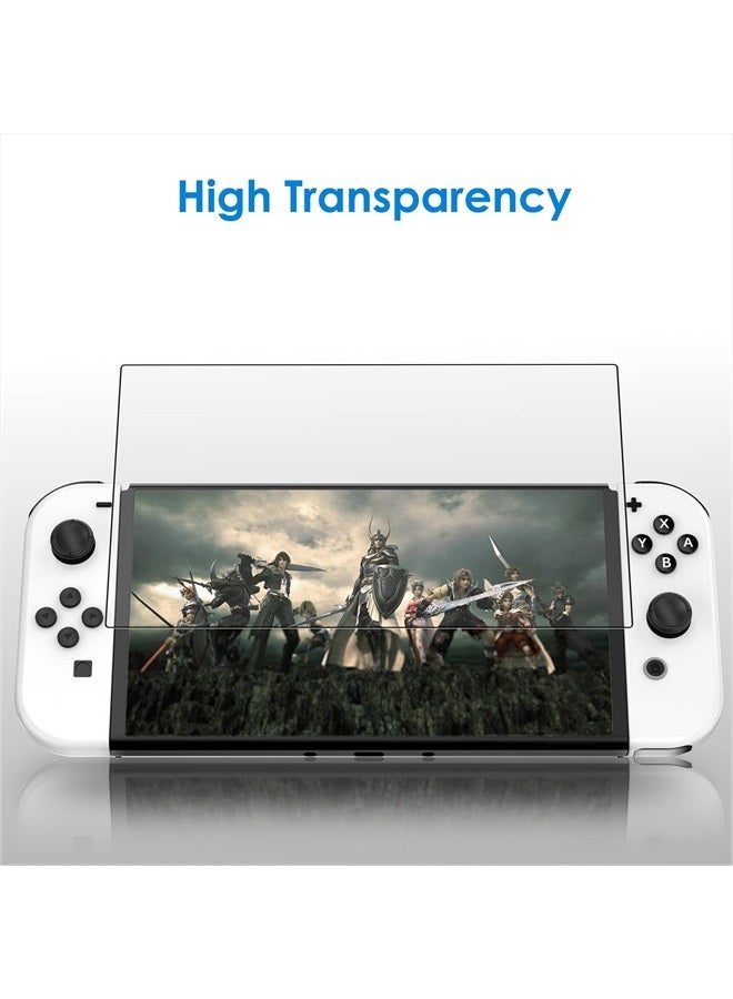 Jetech Screen Protector Compatible with Nintendo Switch (OLED Model) 7-Inch 2021 Release, Tempered Glass Film, 2-Pack - Image 4
