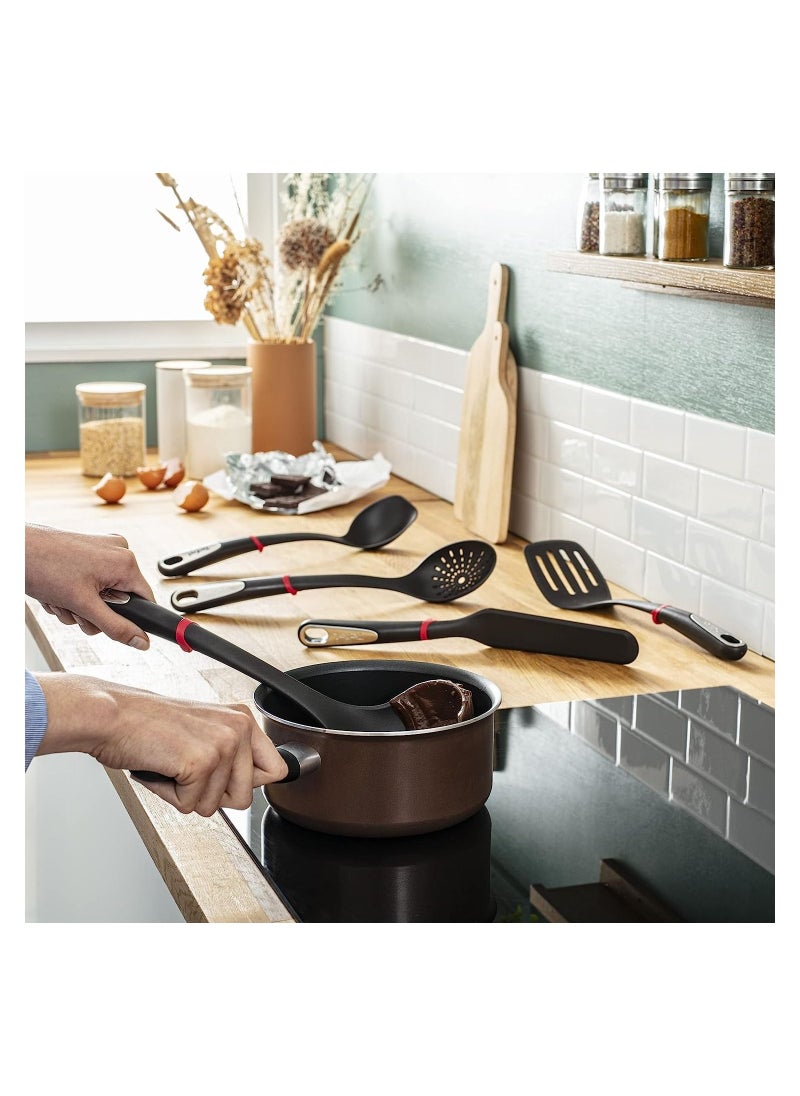 Tefal - TEFAL 3 Piece Ceramic Control Pan 24cm 30cm with Slotted Spatula Ceramic Coating For Searing And Crispy Results Thermo Spot Temperature Indicator Induction Cooker Compatible For All Types Of Stove - Image 1