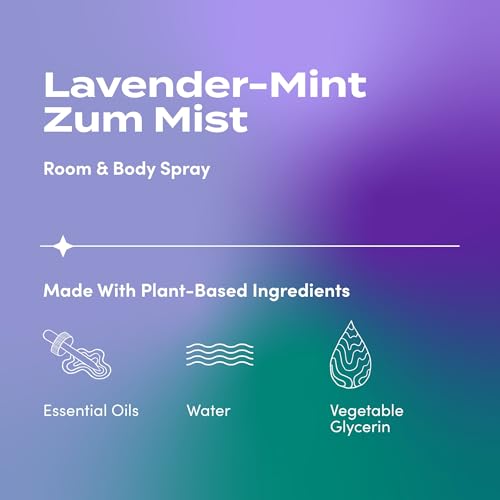 Indigo Wild Zum Mist Room & Body Spray - Aromatherapy Essential Oil Spray - Natural Body Mist & Room Spray - Lavender-Mint Scent - 4 fl oz - Image 2