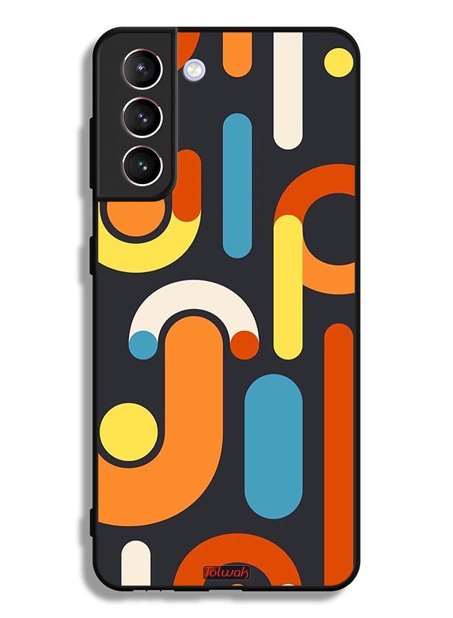 Tolwak Samsung Galaxy S21 5G Protective Case Cover Pattern - Image 3