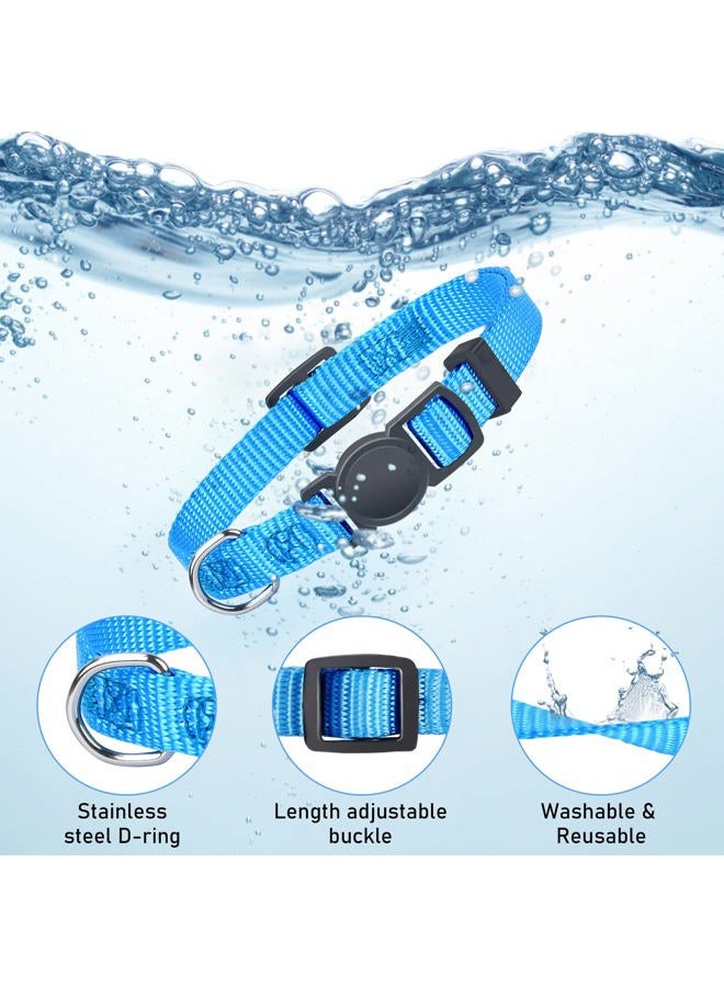 GAMUDA Puppy Collars – Super Soft Nylon Whelping Puppy ID - Adjustable Breakaway Litter Collars Pups – Assorted Colors Plain & Identification Collars with 2 Record Keeping Charts – Set of 12 (S) - Image 3