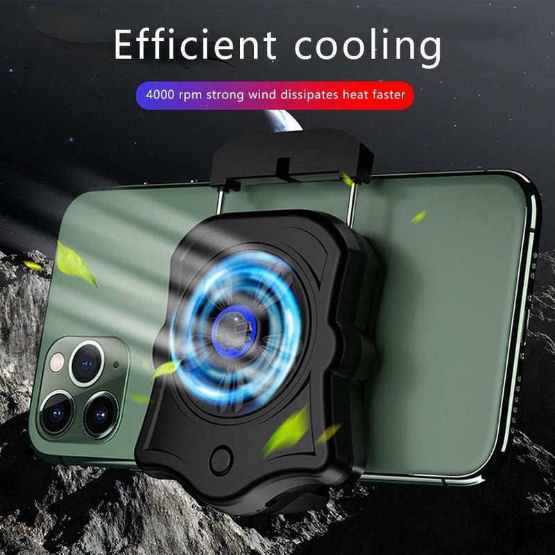 Mobile Phone Radiator Holder Cooling Pad Cooler for Mobile Handphone Fan Holder Gaming Phone Cooler Fan - Image 2