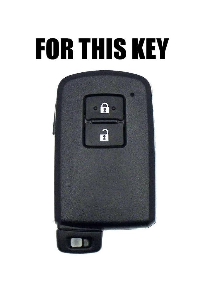 QASULER Silicone Key Case Cover for Toyota - Image 2