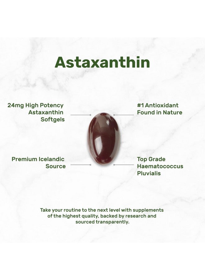DEAL SUPPLEMENT Astaxanthin 24mg Per Serving, 120 Softgels - Double Strength Microalgae - Natural Haematococcus Pluvialis Source - Antioxidant Supplements for Skin, Eyes, Joints, & Immune Support - Non-GMO - Image 3
