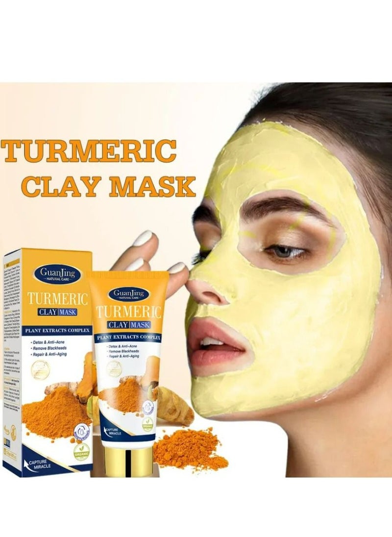 GUANJING - Guanjing Trumeric Clay Mask 120g - Image 1