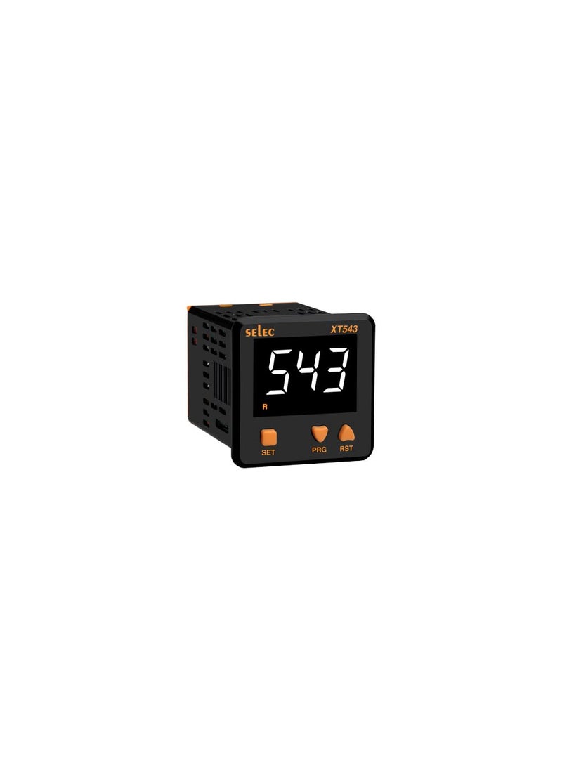 Selec Multifunctional Timer 48x48mmLow DepthWhite Display Selec XT543A Same As XT543N  - Image 1