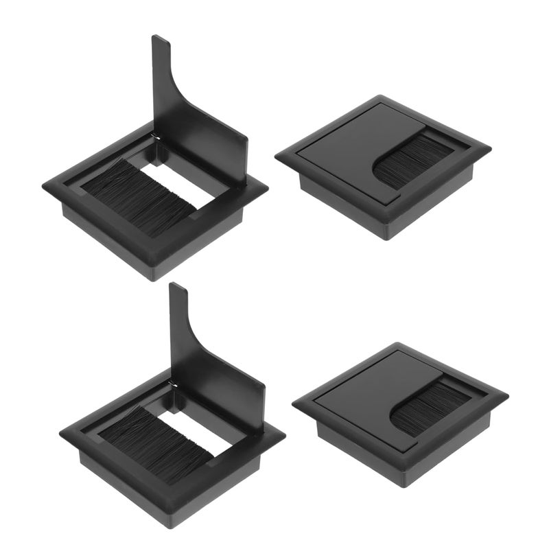 ARTIBETTER 4Pcs Management Grommet Desk Wire Hole Cover for Neat Cable Organization Easy Installation Durable for Home Office Use - Image 1