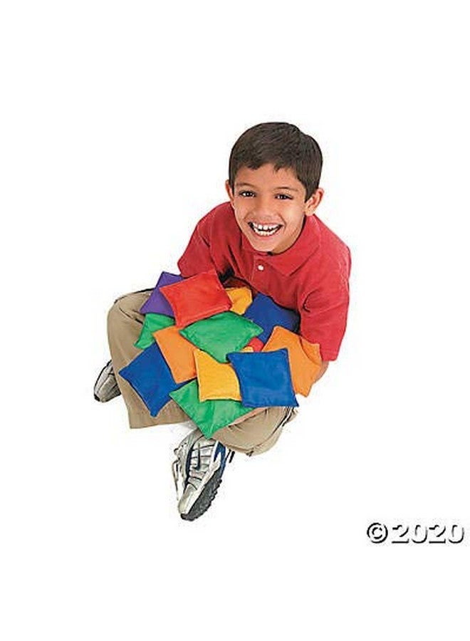 Fun Express Bean Bags for Kids (Bulk Set of 12 in Assorted Colors) Great for Classroom, Home and Play for Kids - Image 2
