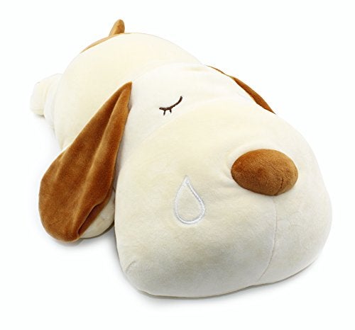 Vintoys Very Soft Dog Big Hugging Pillow Plush Puppy Stuffed Animals Brown 235 - Image 1