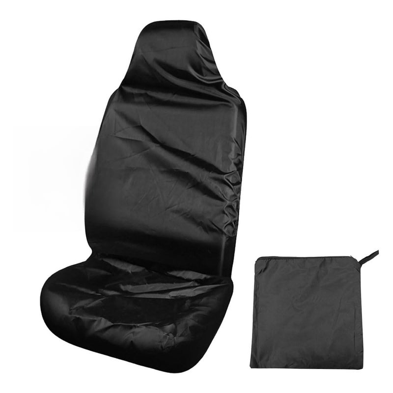 BDZMC Car Seat Cover Protector Stain Resistant Car Front Seat Covers Waterproof Car Seat Cover After Gym Sweat Swimming Car Seat Towel Covers for Cars Trucks SUVs 1PCS - Image 3