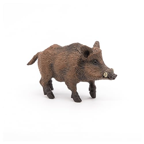 Papo - Wild Boar - Realistic Plastic Figurine - 3 Years Old - Wildlife - Hand Painted - Ultra-Realistic Details - Durable and Educational - Children's Toy - Gift Idea - Wildlife Figurine - Image 3
