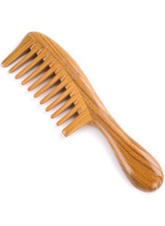 Breezelike Hair Comb for Curly Hair  Breezelike Wide Tooth Wooden Detangling Comb  8 Big Size No Static Natural Sandalwood Comb for Women and Men 
