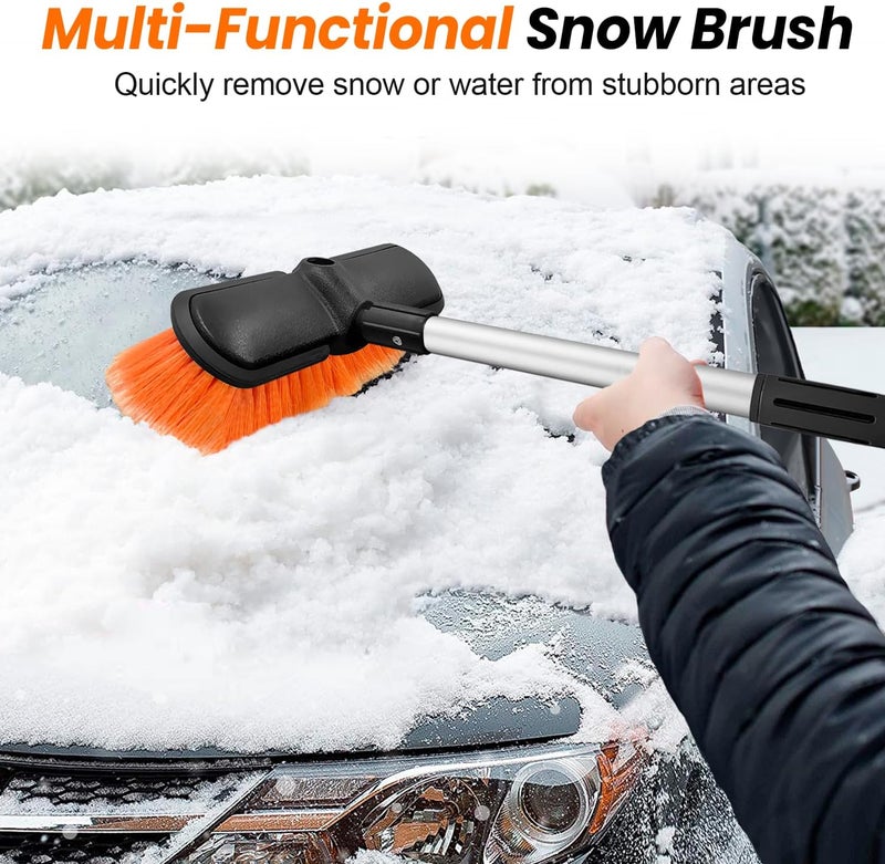 ARTIPOLY 65" Car Wash Brush with Long Handle and 10" Soft Cleaning Brush - Image 5