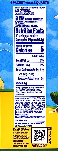 Crystal Light Lemon Decaf Iced Tea Natural Flavor Drink Mix 12Quart Canister Pack of 2 - Image 5