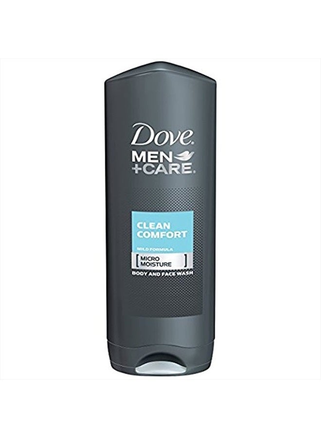Unilever Dove Men +Care Body & Face Wash, Clean Comfort, 18 Fl Oz - Image 1