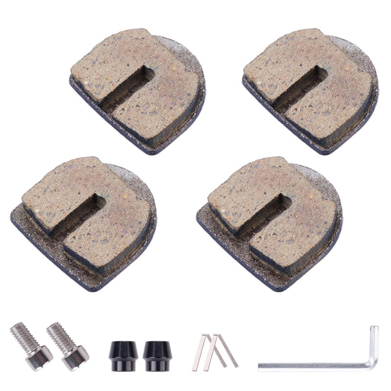 MWMNUN Rounded Brake Pads for Razor Dirt Quad 500 E500S MX500 MX650 SX500 McGrath Dirt Rocket RSF650 electric sportbikes electric dirt bikes and quadsSuitable for Motovox MBxXSe micro scooters - Image 3