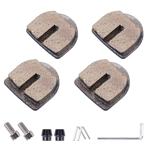 MWMNUN Rounded Brake Pads for Razor Dirt Quad 500 E500S MX500 MX650 SX500 McGrath Dirt Rocket RSF650 electric sportbikes electric dirt bikes and quadsSuitable for Motovox MBxXSe micro scooters - Image 1