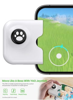 Game Controller Joystick and Gamepad with Charging Port for iPhone iPad Gaming Play While Charging Device Gives Best Gaming Experience Gives Real Feel and Awesome Control by Enhancing Your Power