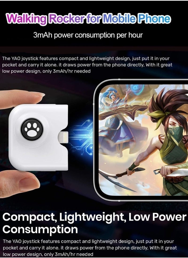 Generic - Game Controller Joystick and Gamepad with Charging Port for iPhone iPad Gaming Play While Charging Device Gives Best Gaming Experience Gives Real Feel and Awesome Control by Enhancing Your Power - Image 1
