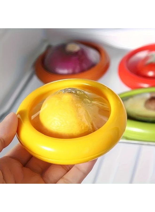 Green Reusable Fruit Vegetable Storage Container With Lid 1pc Durable Plastic Food Safe Kitchen Organizer - Image 5