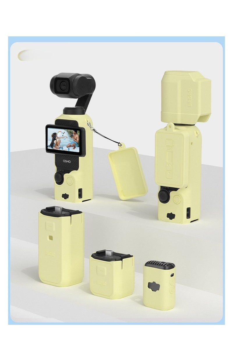 BRDRC Is Suitable For DJI OSMO POCKET3 Body Silicone Case Lens Protection Cover Display Shading Accessories - Image 2