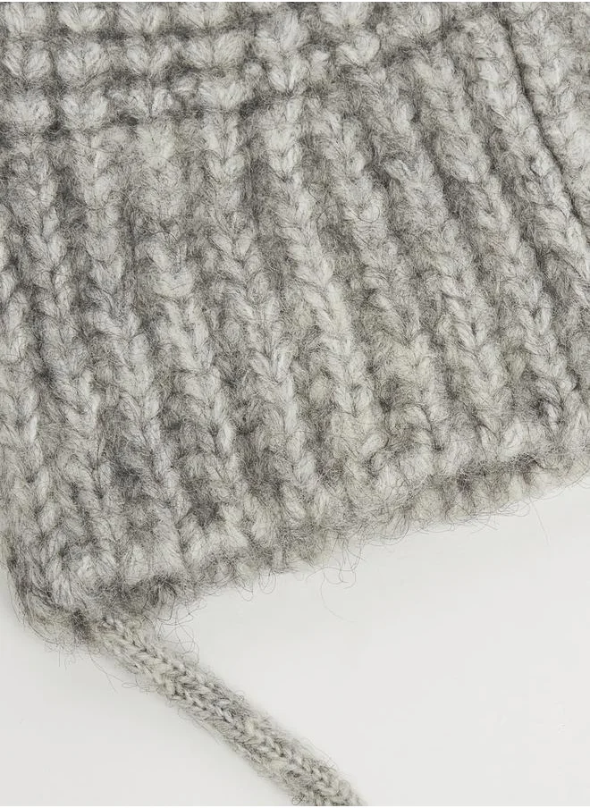 Styli Textured Drawstring Beanie