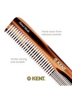 KENT Kent 6T 6.9 Inch Double Tooth Hair Dressing Comb, Fine and Wide Tooth Dresser Comb For Hair, Beard and Mustache, Coarse and Fine Hair Styling Grooming Comb for Men, Women and Kids. Made in England 