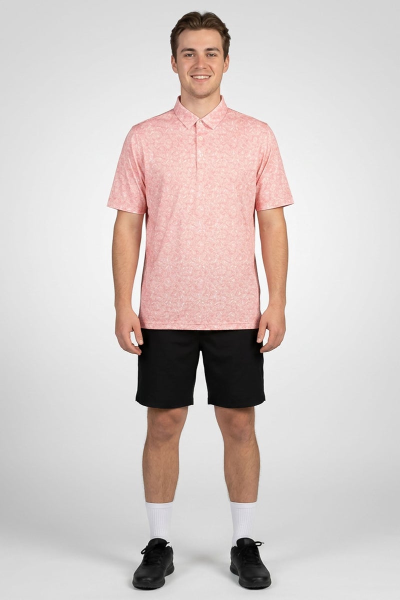 Greg Norman Men Sportswear Fit Short Sleeves Training Polo Shirt, Multicolor - Image 2