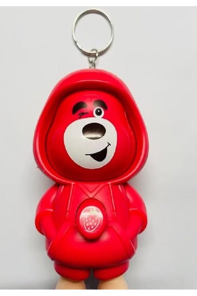 Cute Cartoon Face Changing Doll Key Holder 3D Cartoon Character Hooded Idea Unique Face Changing Model for Kids & Adults (360 Degree rotating) 