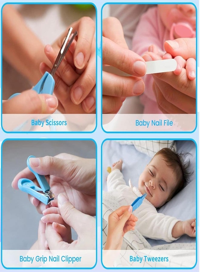 KREXINEUM 10 Pcs Baby Grooming Kit for Newborns | Ear Cleaner, Nail Cutter, Finger Toothbrush & More | Infant & Toddler Care Accessories Set | Portable Travel-Friendly Baby Care Kit | Safe & Soft Grooming Tools - Image 2